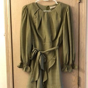 Green Ruffle Dress